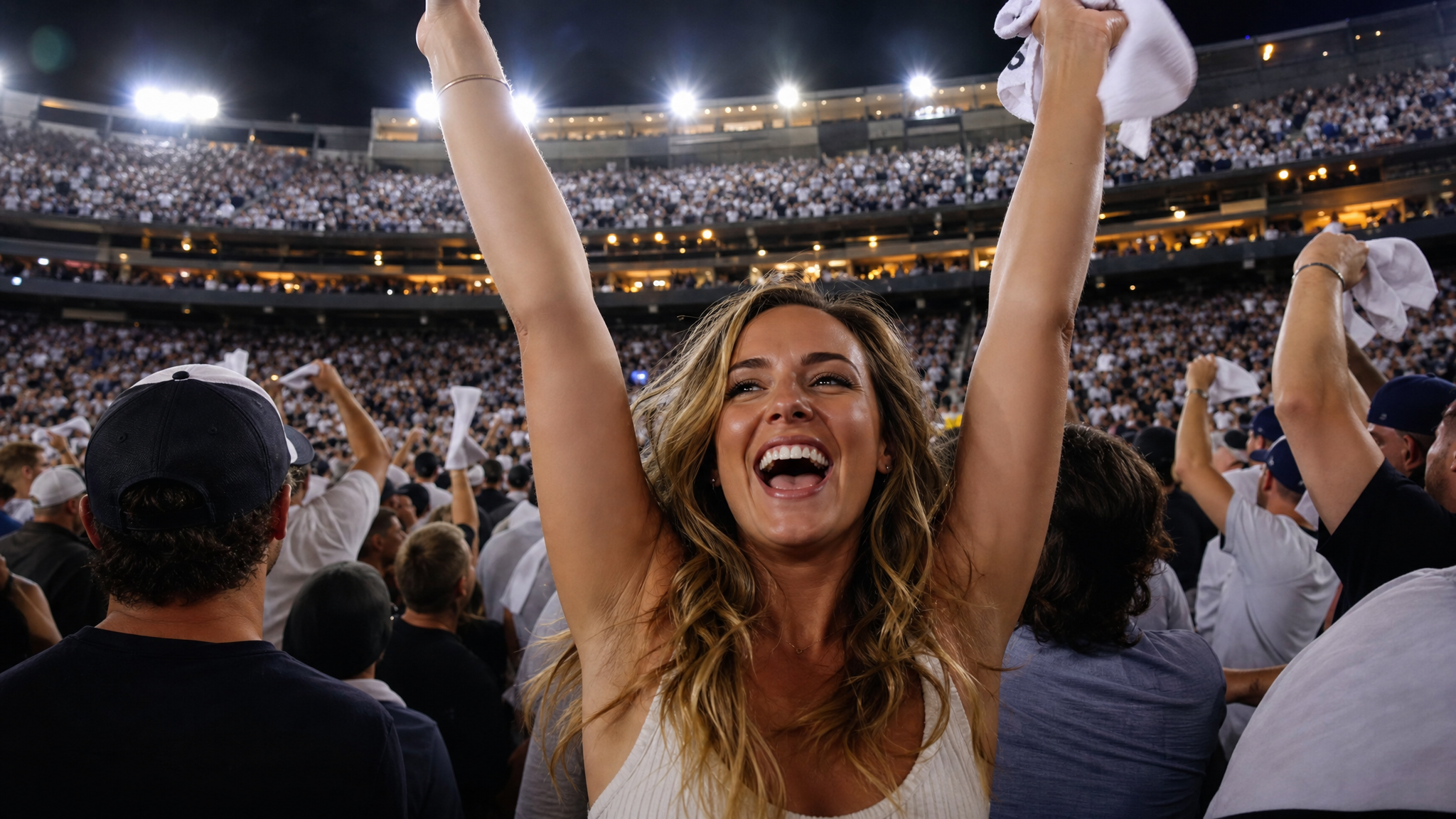 AI baseball stadium video generator packed crowd broadcast scene from one uploaded image
