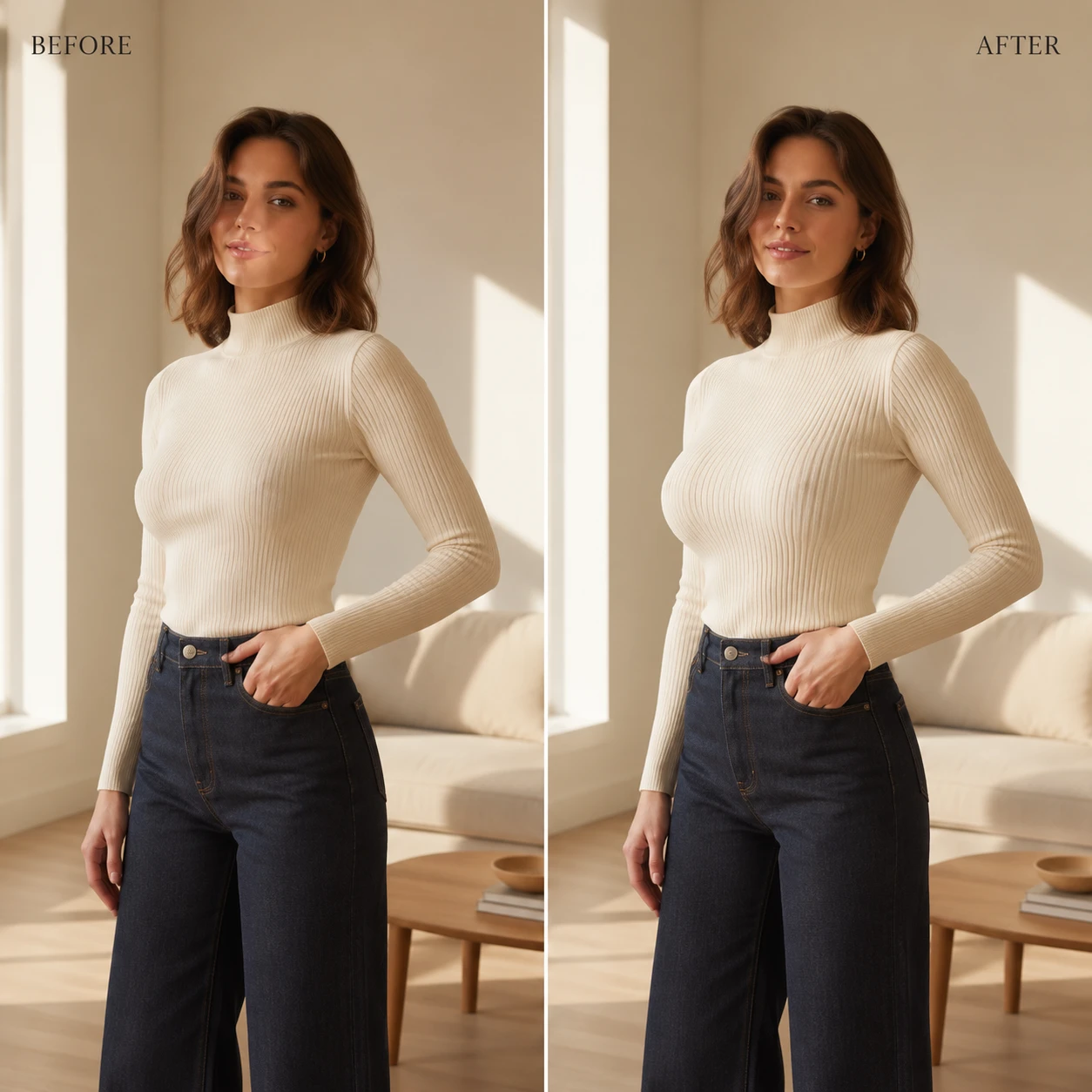 Keeps the Outfit Natural