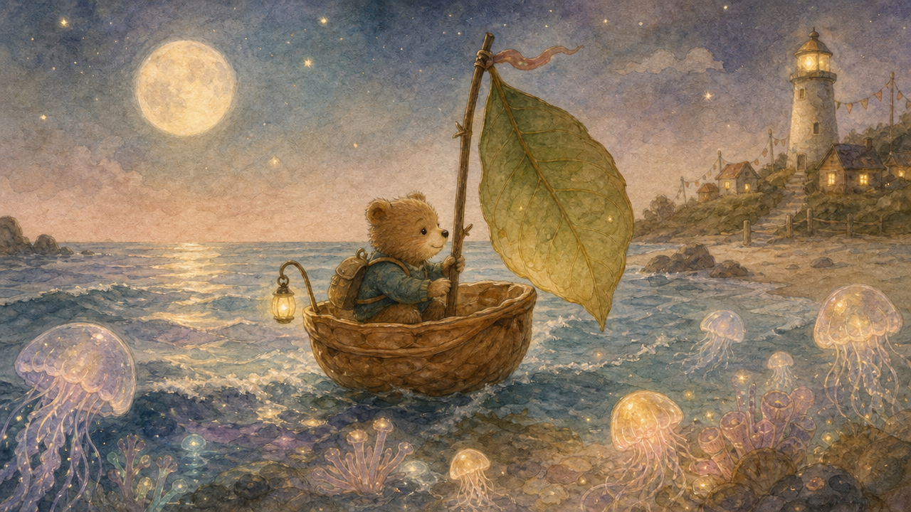 Bedtime childrens story videos tutorial for preschoolers on YouTube — childrens story videos step-by-step sleepy animal scene