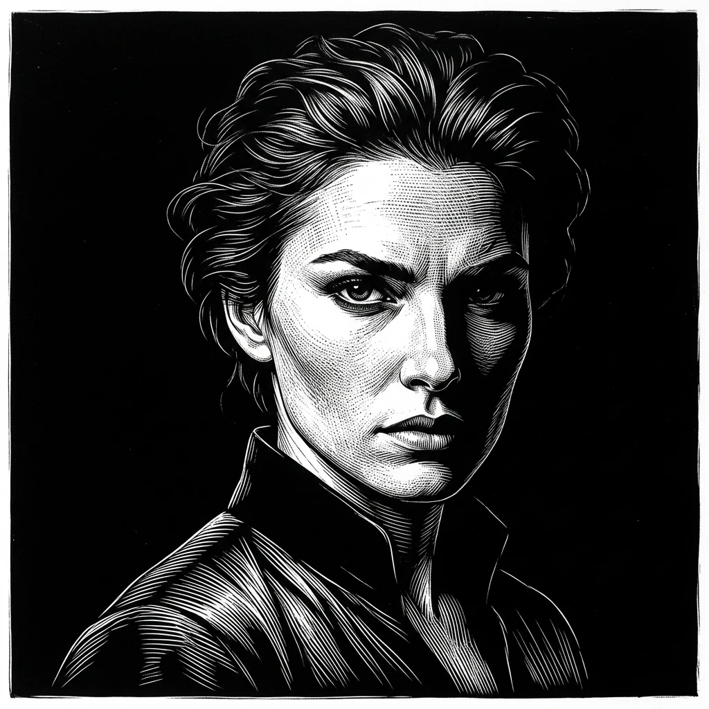 Scientific Scratchboard Engraving Portrait preview image on nana img