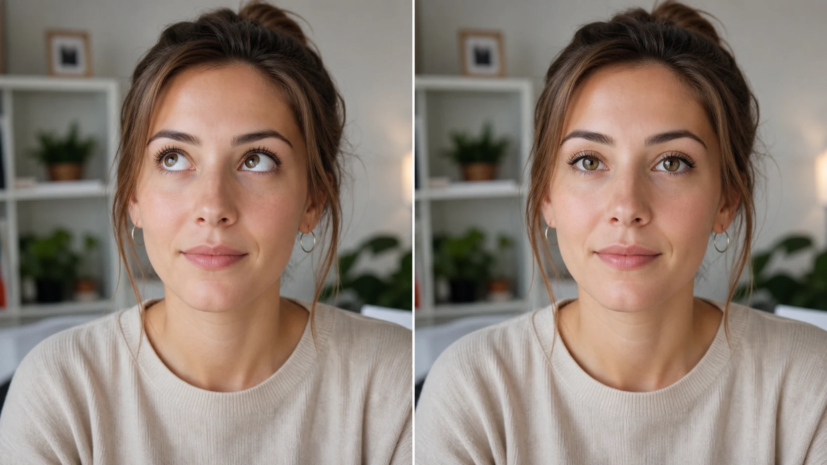 Best portrait angle guide for AI eye direction changer showing optimal face positioning