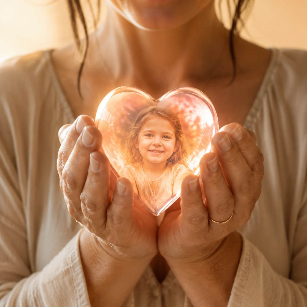 ChatGPT Mother's Day Prompt — Heart-in-Hands Portrait (gpt-image-2)