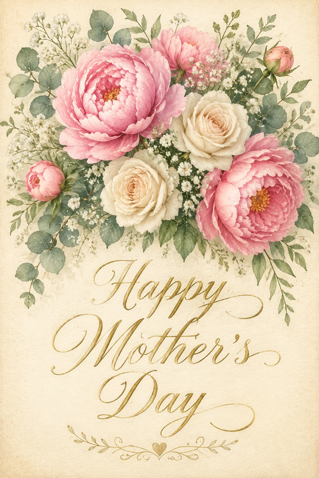 Happy Mother's Day Card Prompt — Printable Greeting Card preview image on nana img